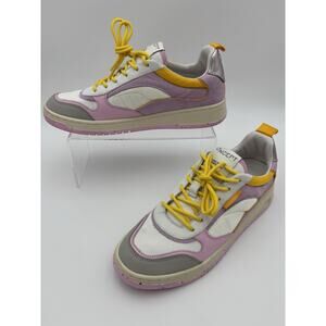 Oncept Porto Sneakers White Orchid Pink Leather Size 9.5 Mod 031 Playoff S24